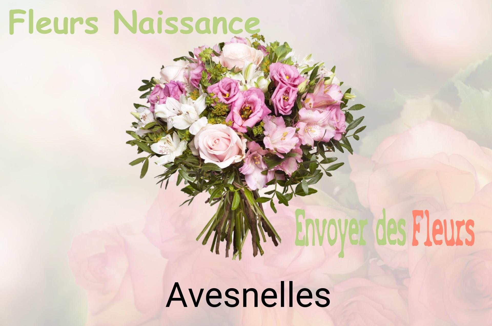 Bouquet de fleurs de naissance livré à Avesnelles